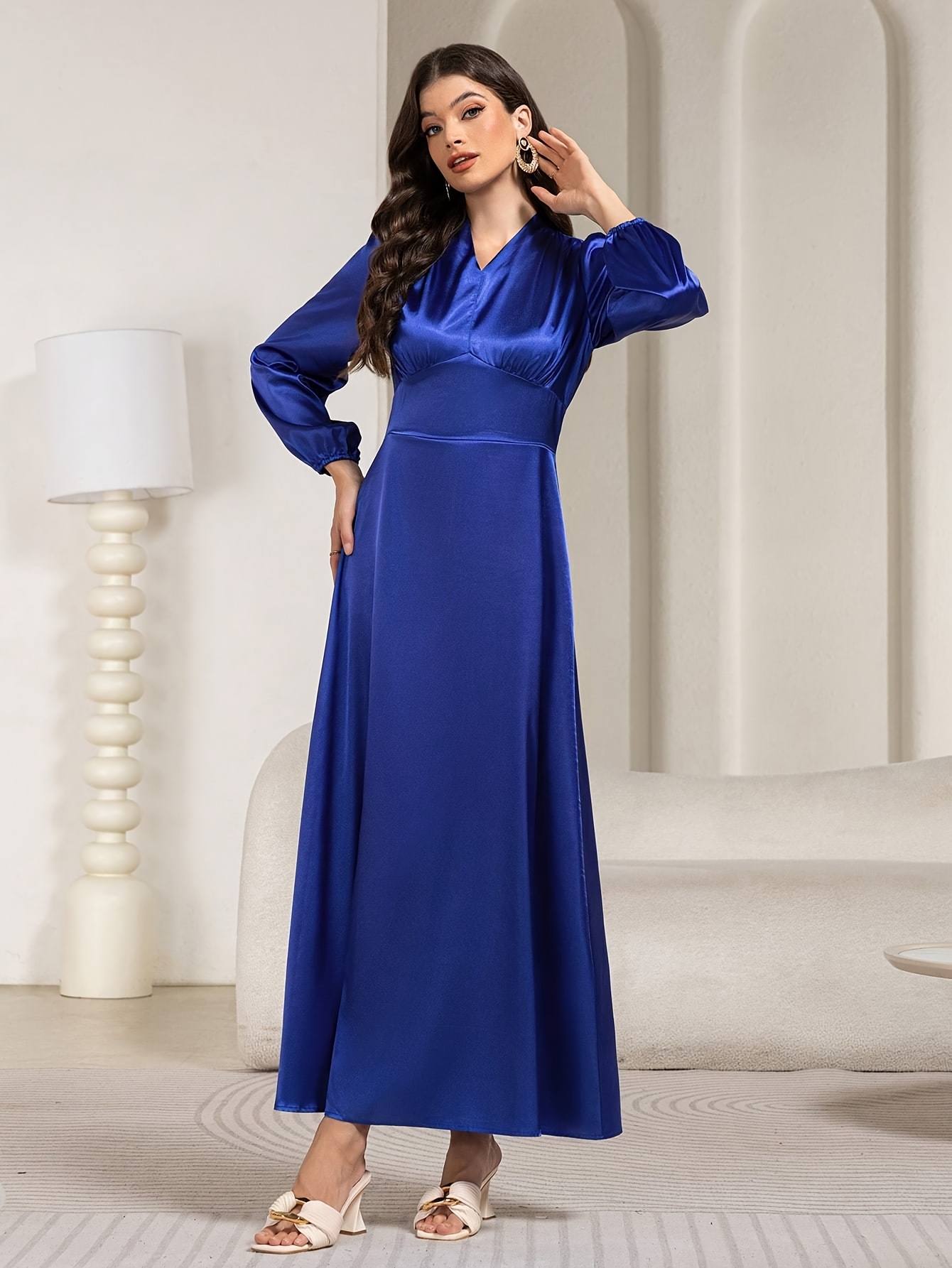 knee length dresses for ladies Leah Maxi Dress - Cobalt Blue - Buy Women's Dresses main image 0