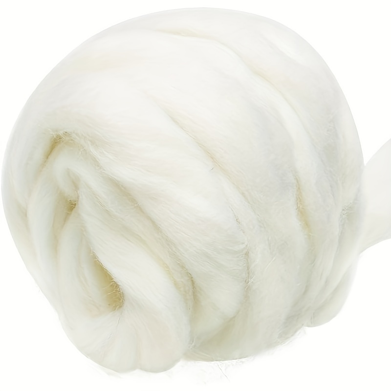 Wool Thick Yarn, Fiber Thick Wool, Wool Felt Supplies, Pure Wool, Thick Yarn, Spinning Wool, For Needle Felting Wet Felting Hand Spinning Handmade Blanket Hat Materials Wool