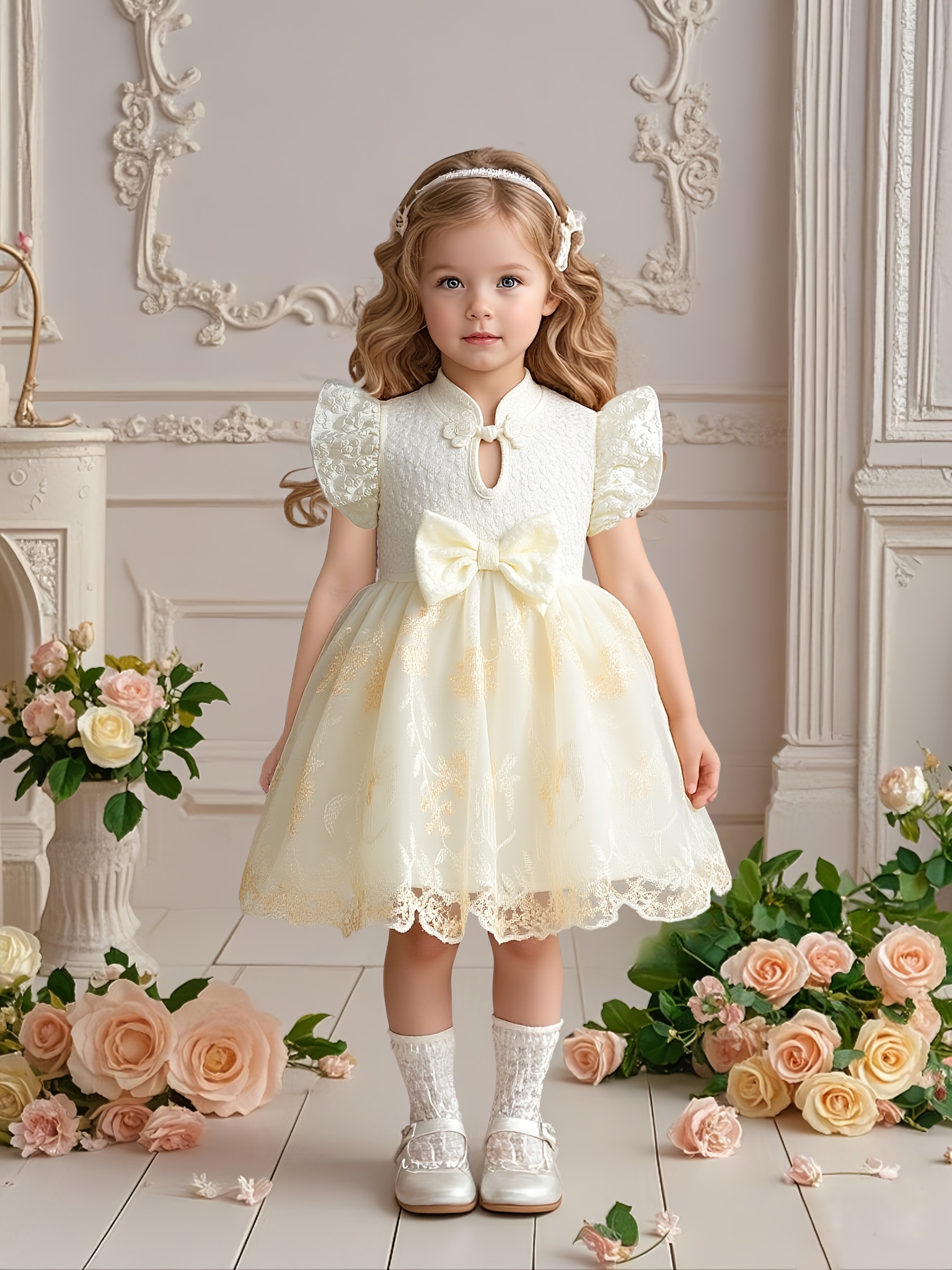 toddler girl party dress sold on Temu United States