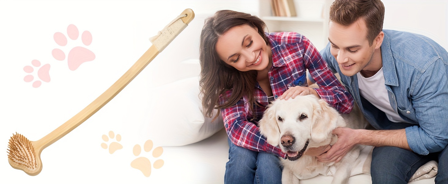 premium bamboo back scratcher for adults 22 04 extra long curved handle with   head larger scratching surface non slip twine wrap hanging lanyard natural wood   ideal christmas gift for women men personal care tool   durable construction Product details 3