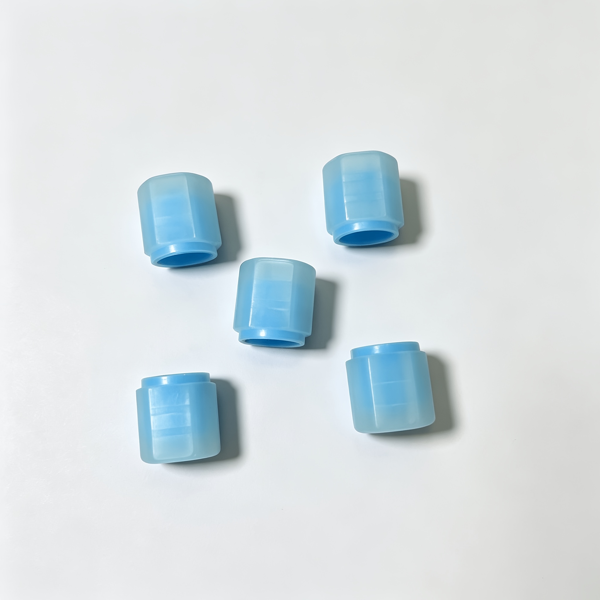 TEMU New Style Fluorescent Tire Valve Cap Set, Valve Cap 5pcs Set, Durable Material Car Universal Valve Cap, Suitable For All Vehicles, Cars,