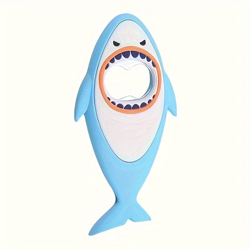 1pc, 3d Shark Bottle Openers, Quirky Refrigerator Stickers, Beer