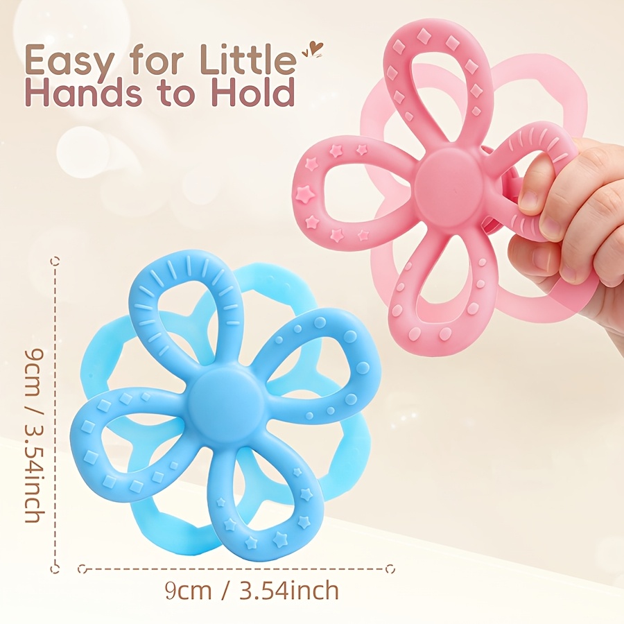 SAIDAH Soft Silicone Teether Ball for Infants