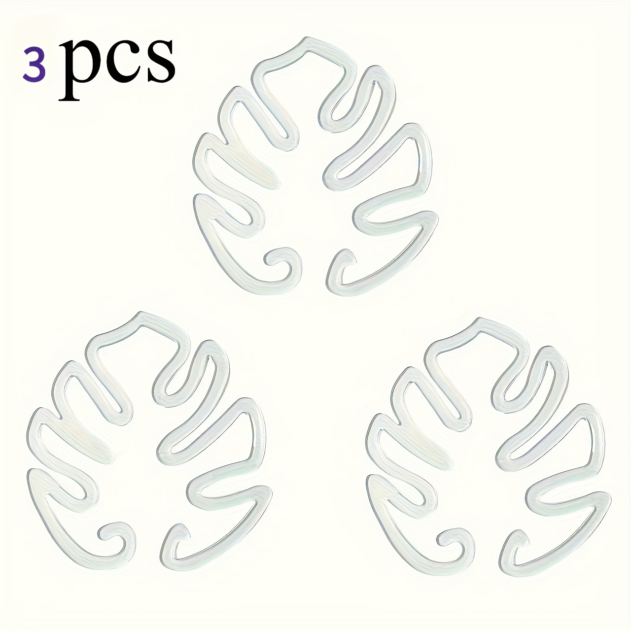 TEMU 3/5pcs - Adjustable Garden Clamps With Non-slip Grip, Indoor/outdoor, Greenhouse, Bonsai, Monstera, Ferns, Peace Lilies - Durable Lightweight