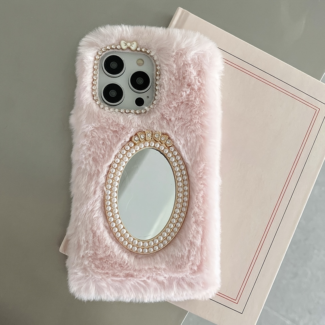 plush mobile phone case with high end   details 0