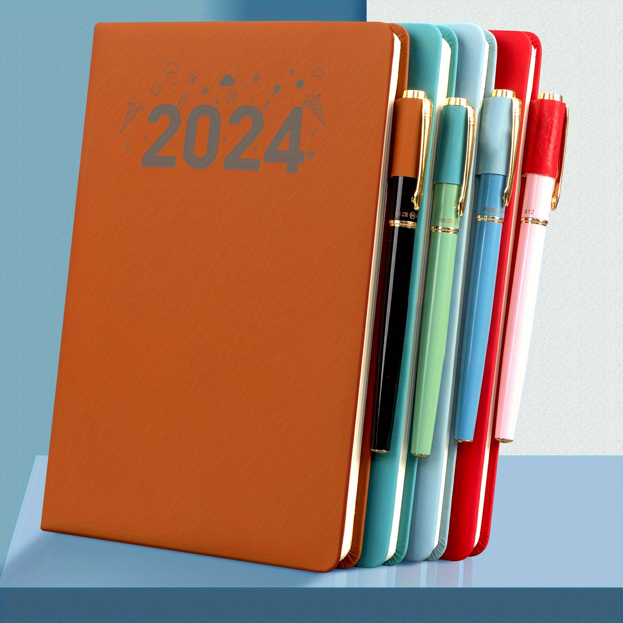 Carnet De Notes 2024 Avec Stylo Intégré Design En Cuir - Temu Switzerland