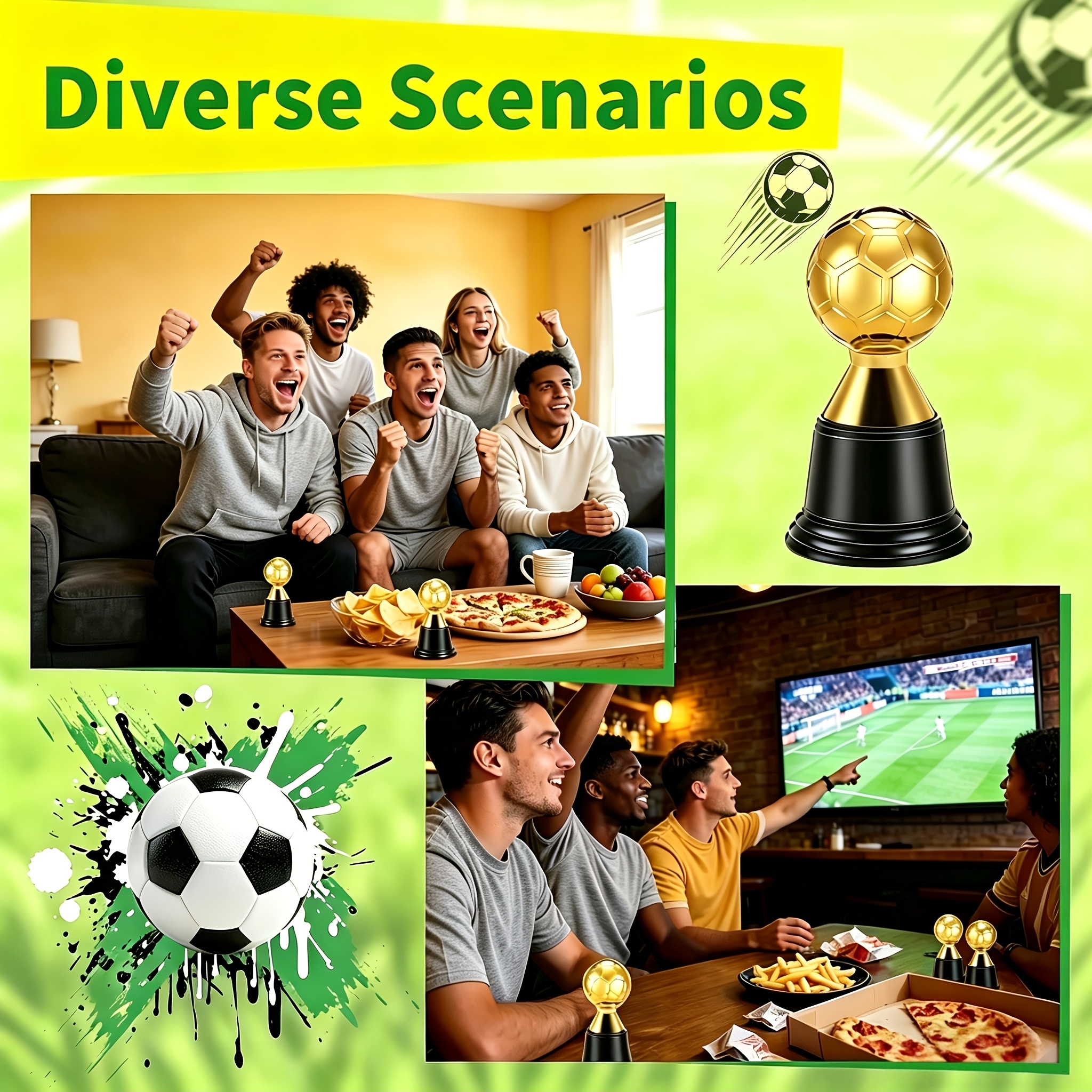 Top pickGift For Her/Him Golden Mini Soccer Star Trophy Cups - World Soccer Match Party Props And Soccer Team Reward Trophies for 2026 Soccer Summer Sports Events And Party RewardsOpen in new tab.