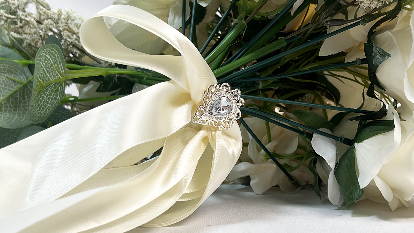 элегантные   розы свадебный букет   свадьбы годовщины день святого Валентина украшения   свадебная тема детали 3