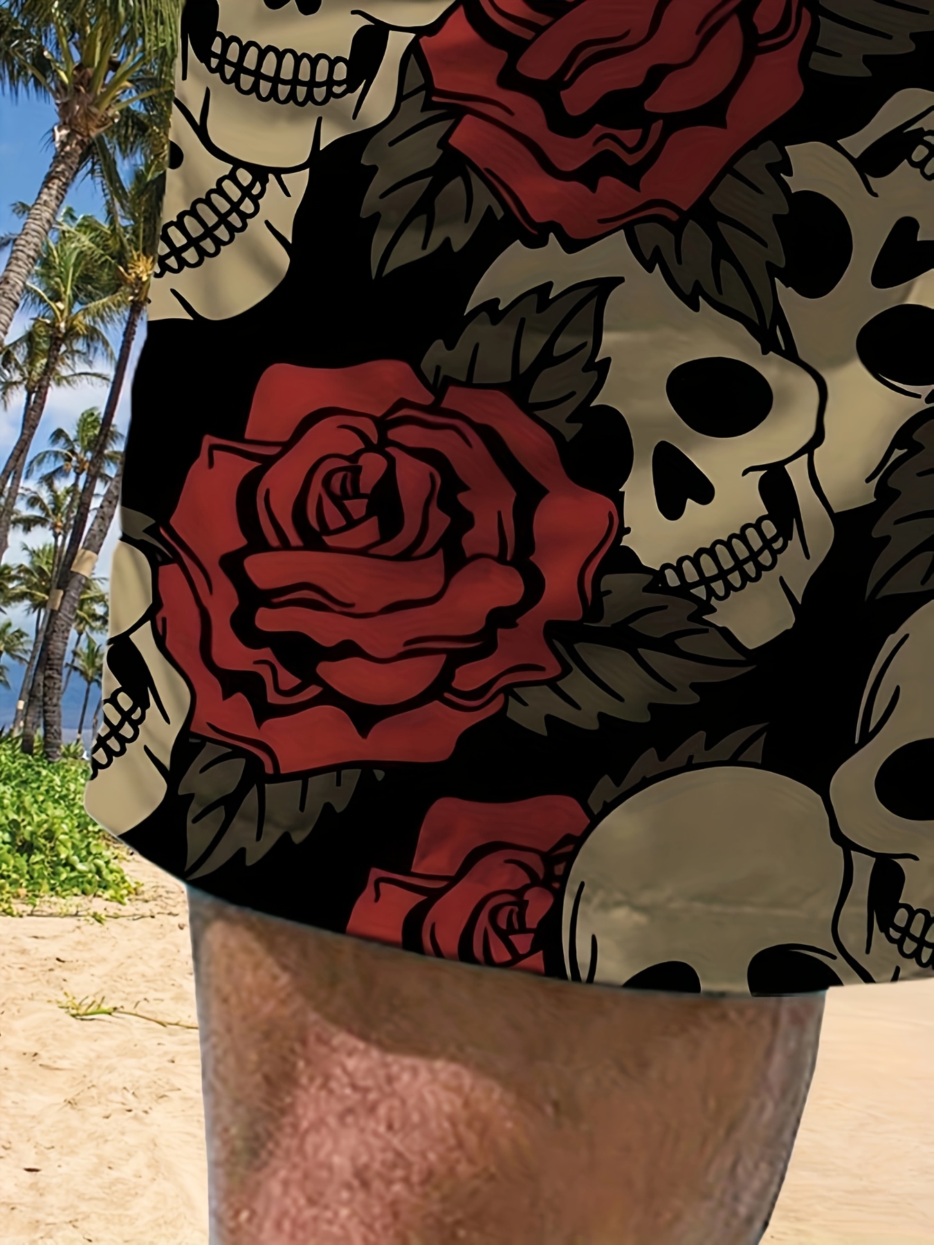 ROMWE MEN Street Life Short De Bain D'été Casual Pour Homme Avec Taille