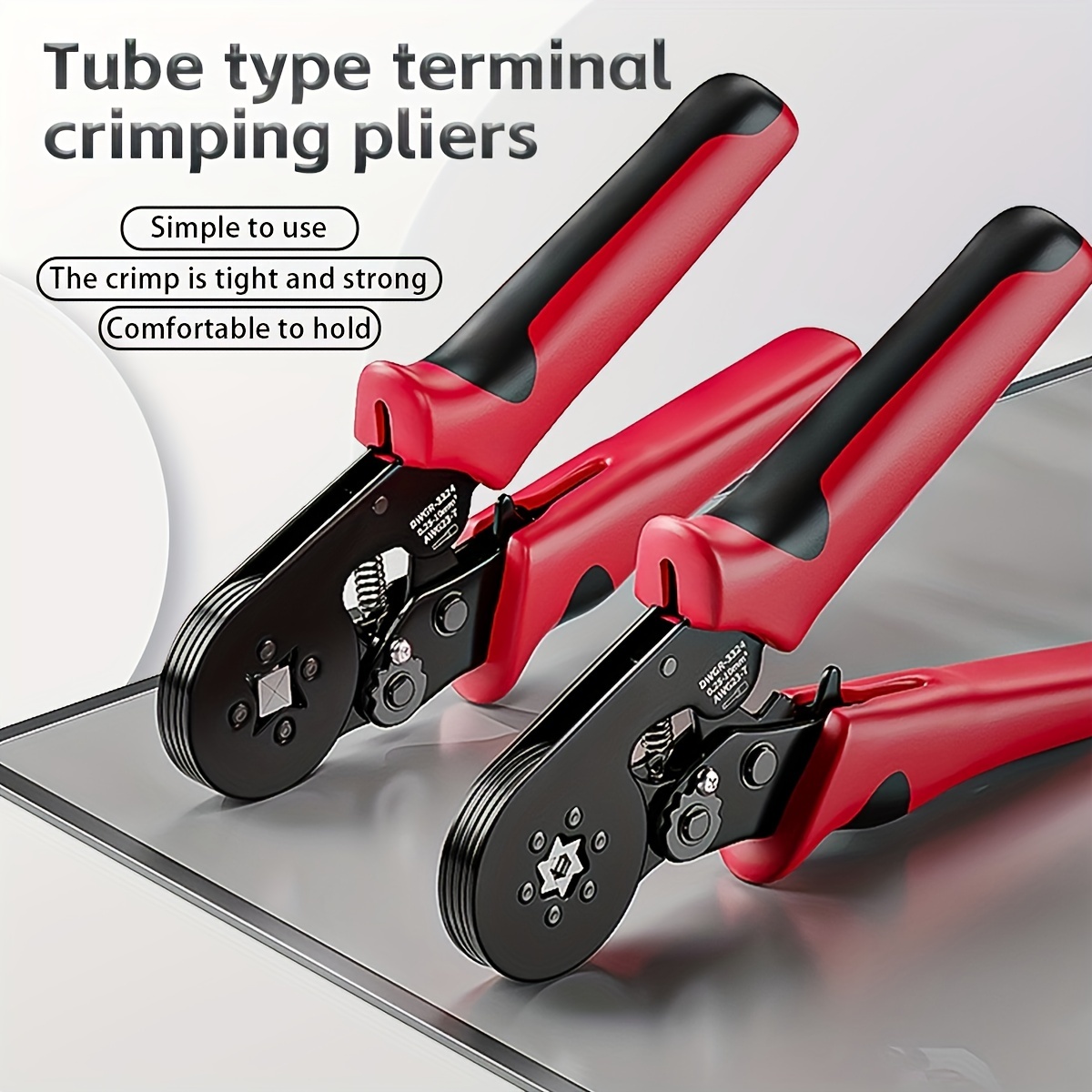 

Industrial-grade Crimping Tool - Steel, Labor-saving Design For Electrical Work, Circuit Repair & Home Improvement