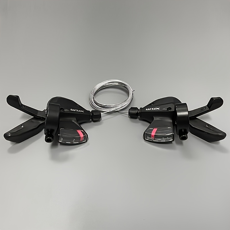 TEMU A Pair Of 24/27-speed Bicycle Split-shifter Derailleurs, Mountain Bike 24/27s Shifters, Suitable For Various Bicycle Models Including Mountain