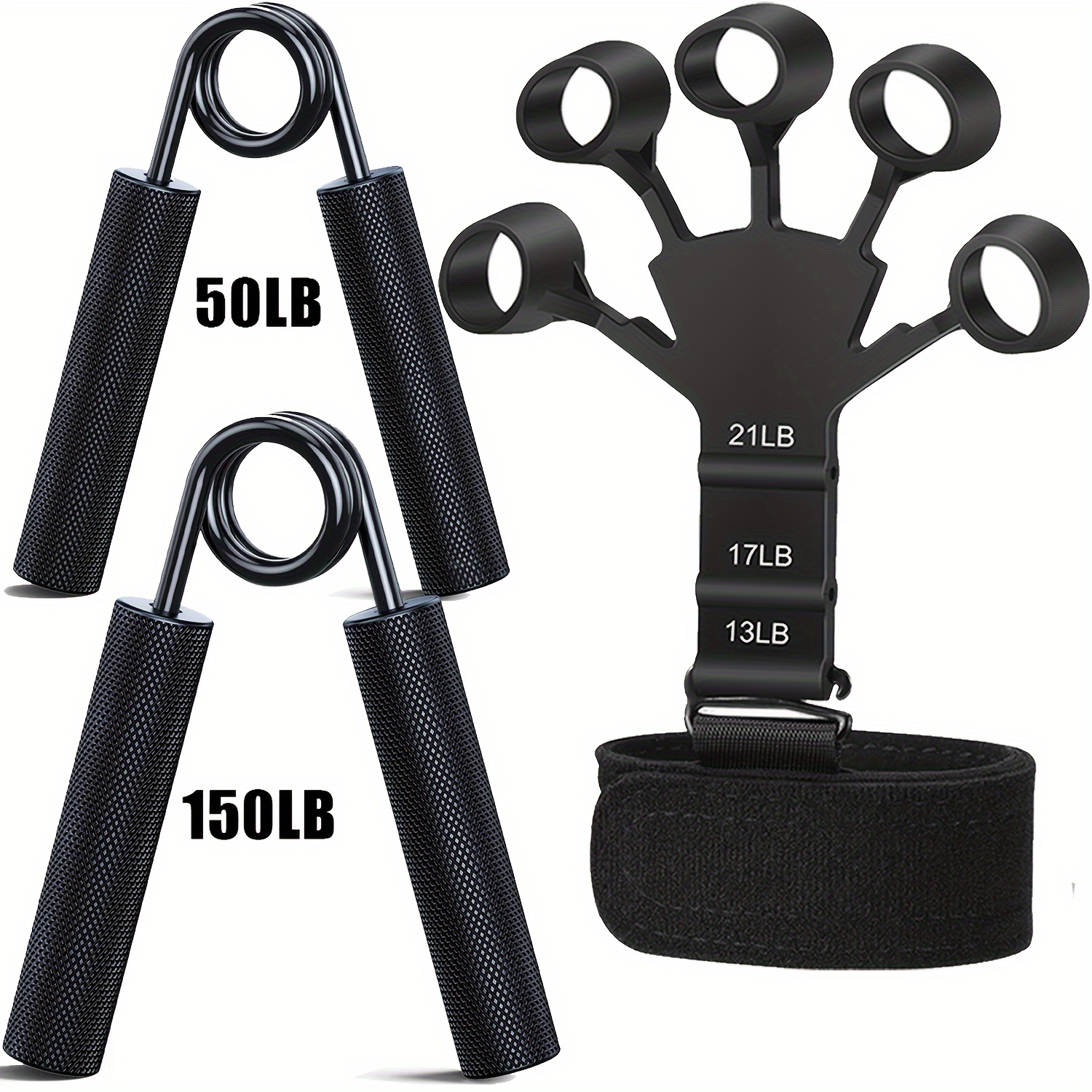 fit Up To ) Silicone Grip Strengther Adjustable Finger - Temu