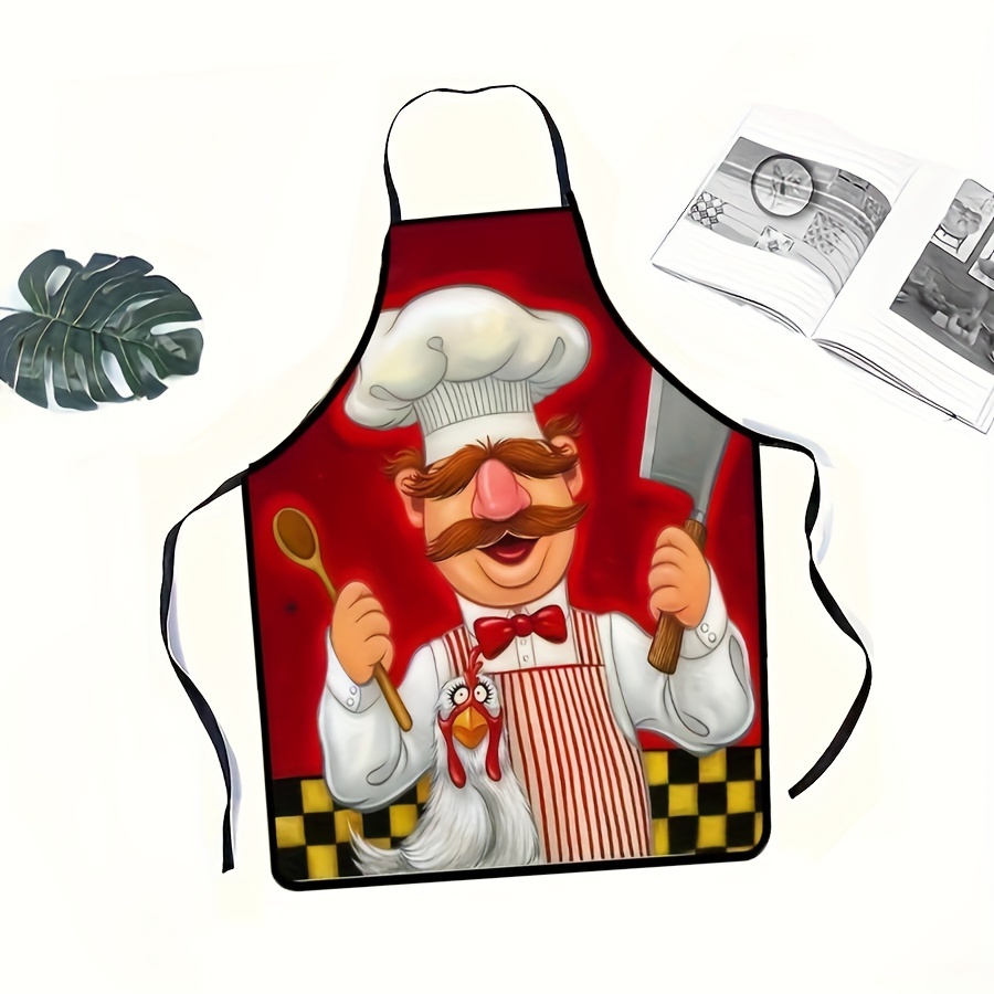 

1pc Stylish Chef Pattern Apron