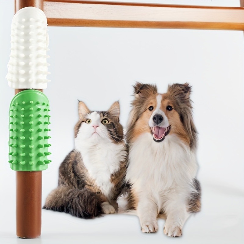 

1/2 Pack Cat Massage Brush, Cat Rubbing And Hair Removal Tool, Pet Grooming Brush