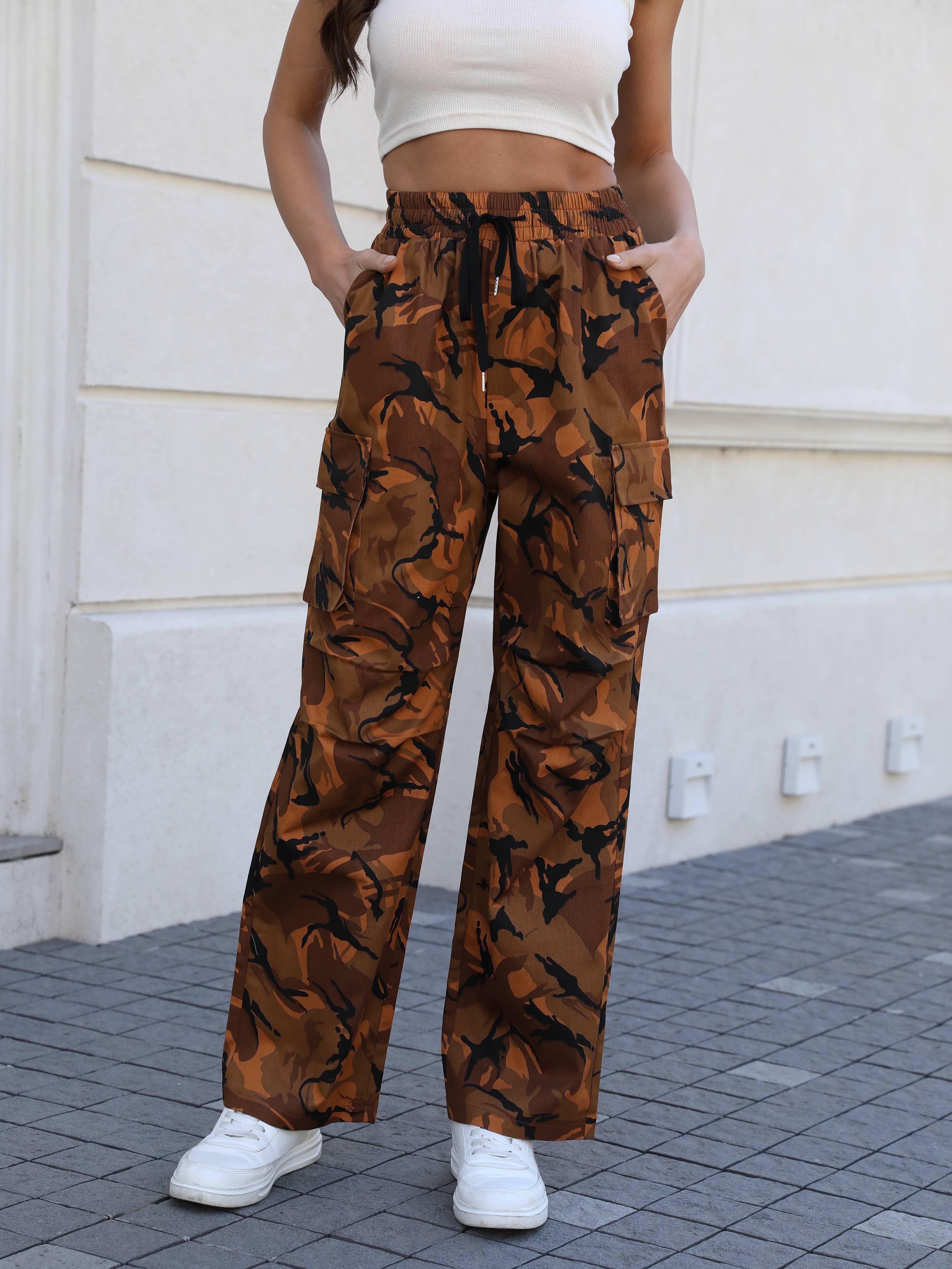 Low Cargo Pants Women's Street Hip hop Style Trousers - Temu
