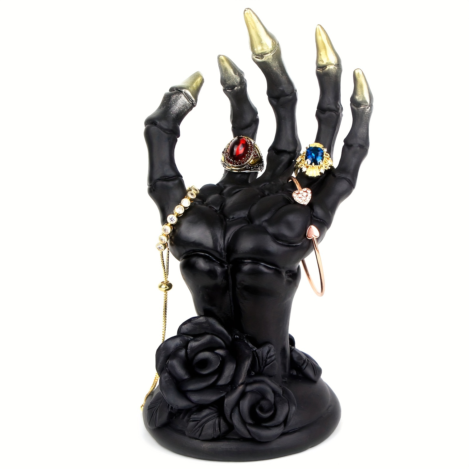 Gothic Ghost Hand Statue Hand Jewelry Holder Ring Holder For Jewelry For Displaying Bracelets, Rings, Jewelry And Room Decorations