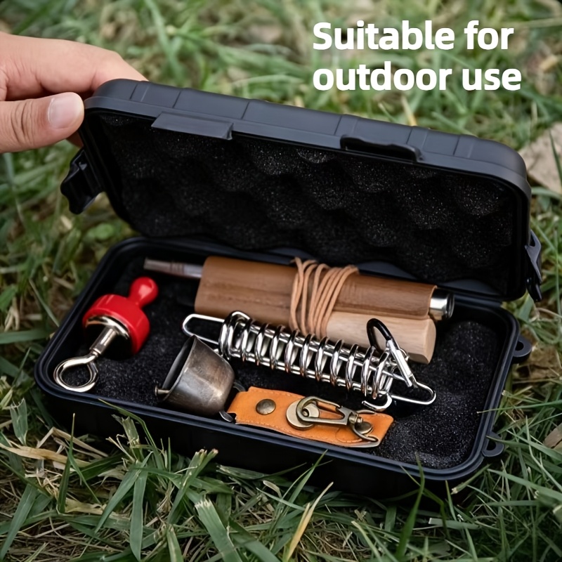 4pcs Portable Tool Storage Case with Removable Cushion Liner