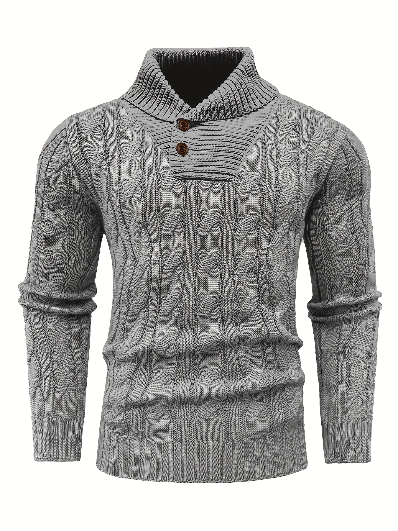 Men's Mature Business Sweater - New Autumn/Winter Lapel Ribbed Knitwear, Fashionable Solid Color Pullover, Suitable for Layering and Wearing Over Clothes