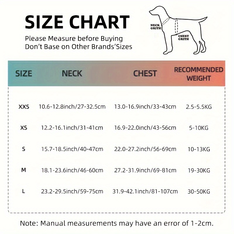 Medium-Large Escape-Proof Dog Safety Harness, Adjustable Pet Vest
