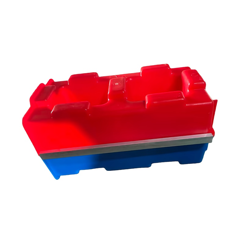 TEMU Molde de pared reutilizable para patio de casa con bloques de ladrillo cortados, moldes de ladrillo hueco de plástico, moldes de ladrillo de