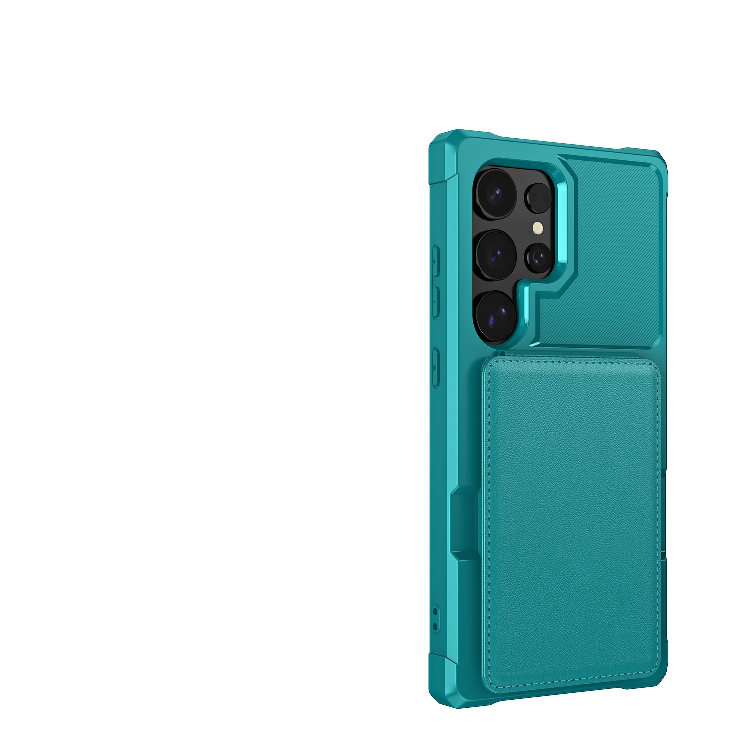 TEMU Phone Case - With 3 Card Slots And A Coin Compartment | Full Wrap Anti-drop Phone Case Suitable For S25 Ultra Magnetic Anti-drop Phone Case |