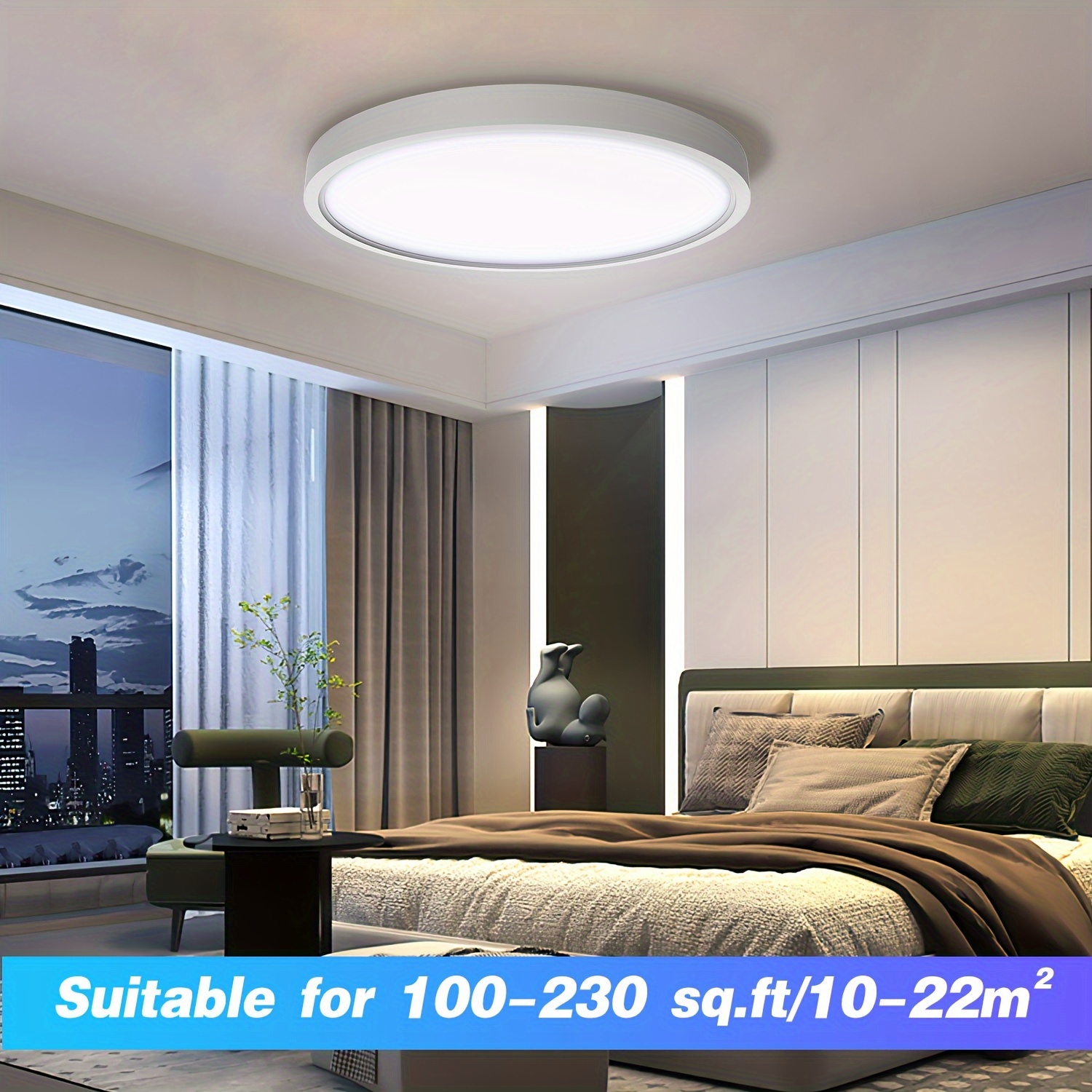 

6 12 Led Ceiling , Super 28w 3200lm Led Ceiling , 3 In 1 3000k/4500k/6000k Round Fixture For , , Dining ()