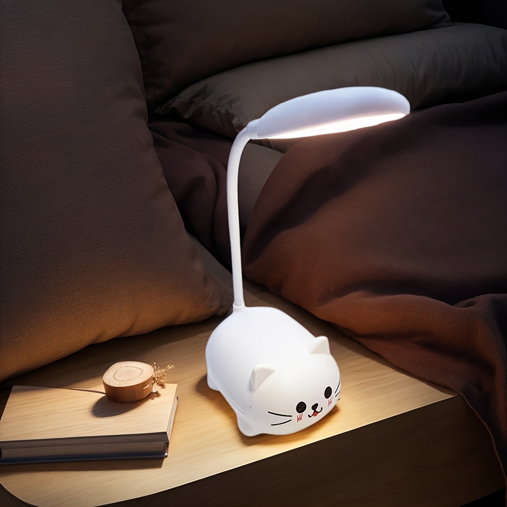 adorable animal led night light lamp mini cartoon table lamp portable led night light cute desk lamp foldable usb rechargeable reading light for bedroom Product details 0