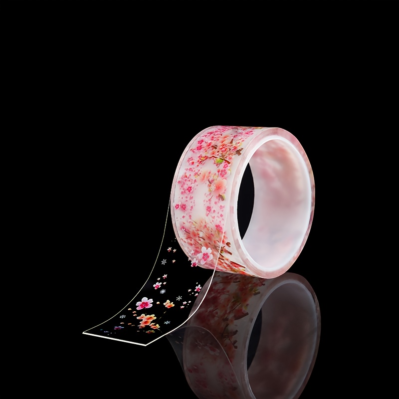 TEMU [1 Roll Transparent Tape] 1 Roll Of Transparent Sealing Tape | Self-adhesive, Weatherproof, Leak Protection Strip For Kitchen, Bathroom, Corners