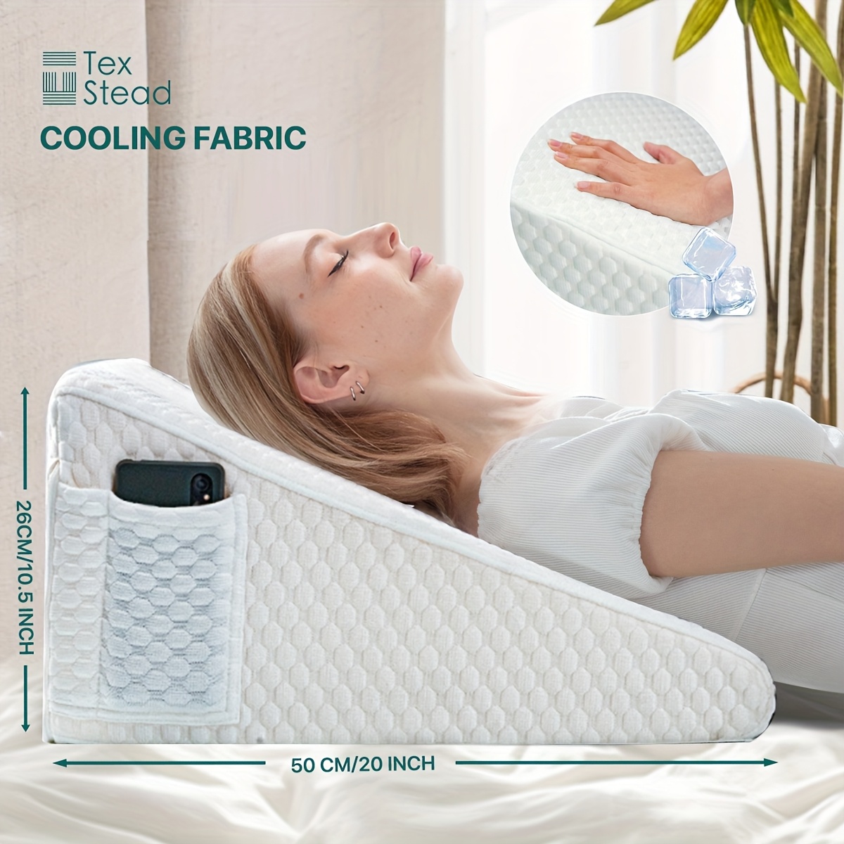 Touchutopia Coussin cale pour Dormir, positionnement latéral du Corps