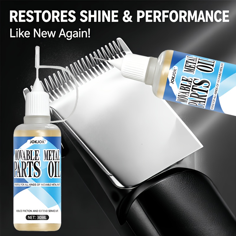 TEMU Produits d'entretien pour tondeuses à cheveux — Lustrant et métallique ; Convient à toutes les pièces ; Conditionnement en profondeur ; Solution