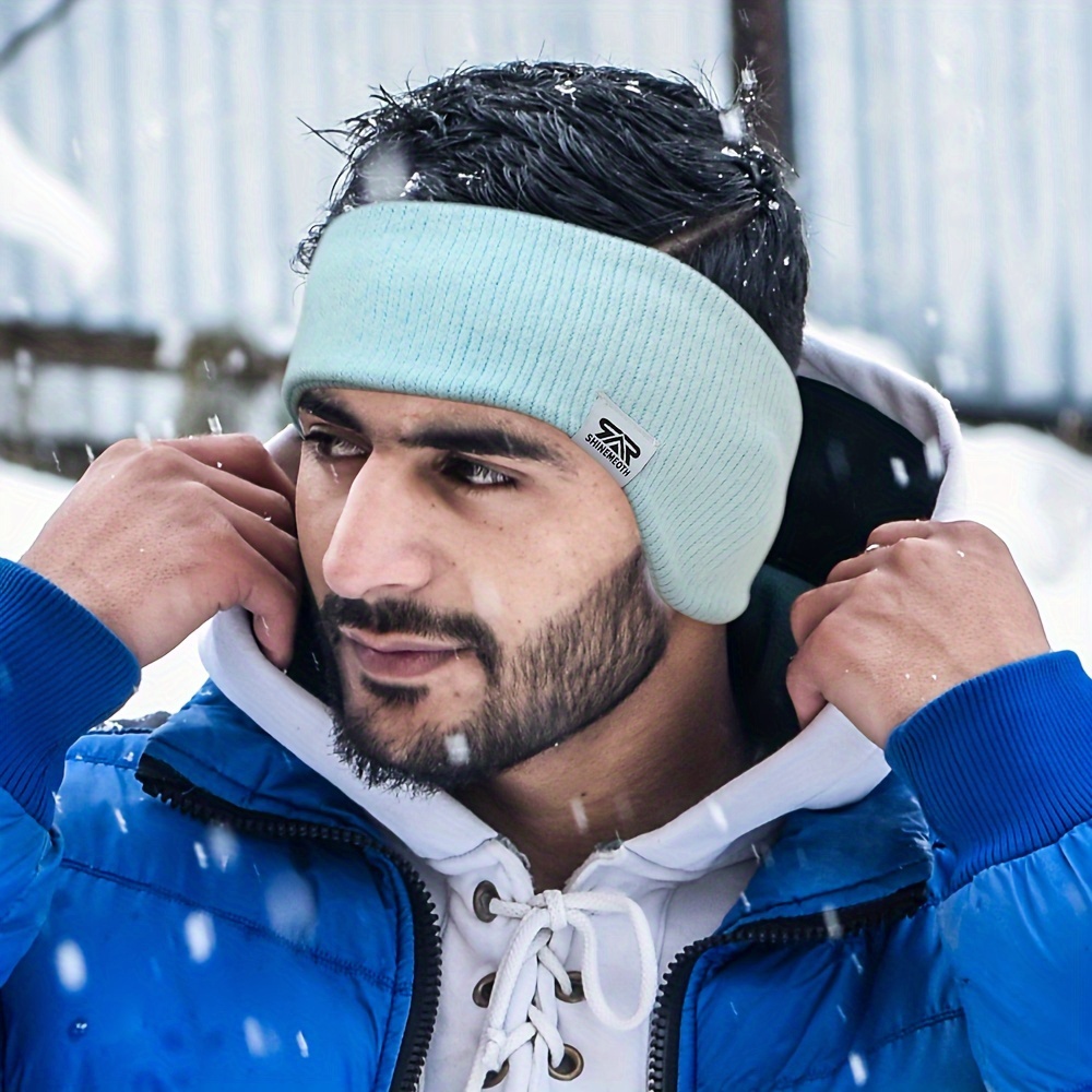 4 Stück Winter Stirnbänder Damen Herren – Ohrenwärmer, 2-in-1 Headband Für Outdoor Sport
