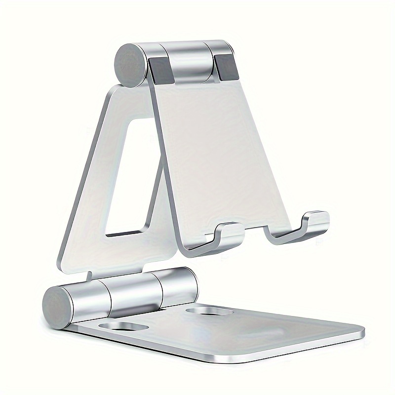 

Aluminum Alloy Adjustable Folding Phone Stand, Universal Mobile Device Holder With Multi-angle Tilt - And Portable