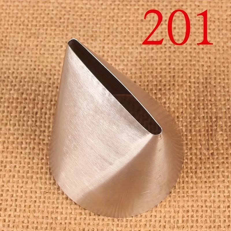 Extra Large Smoothing Piping Nozzle, Flat Serrated Edge, Cream Smoothing, 304 Stainless Steel, Baking Tool