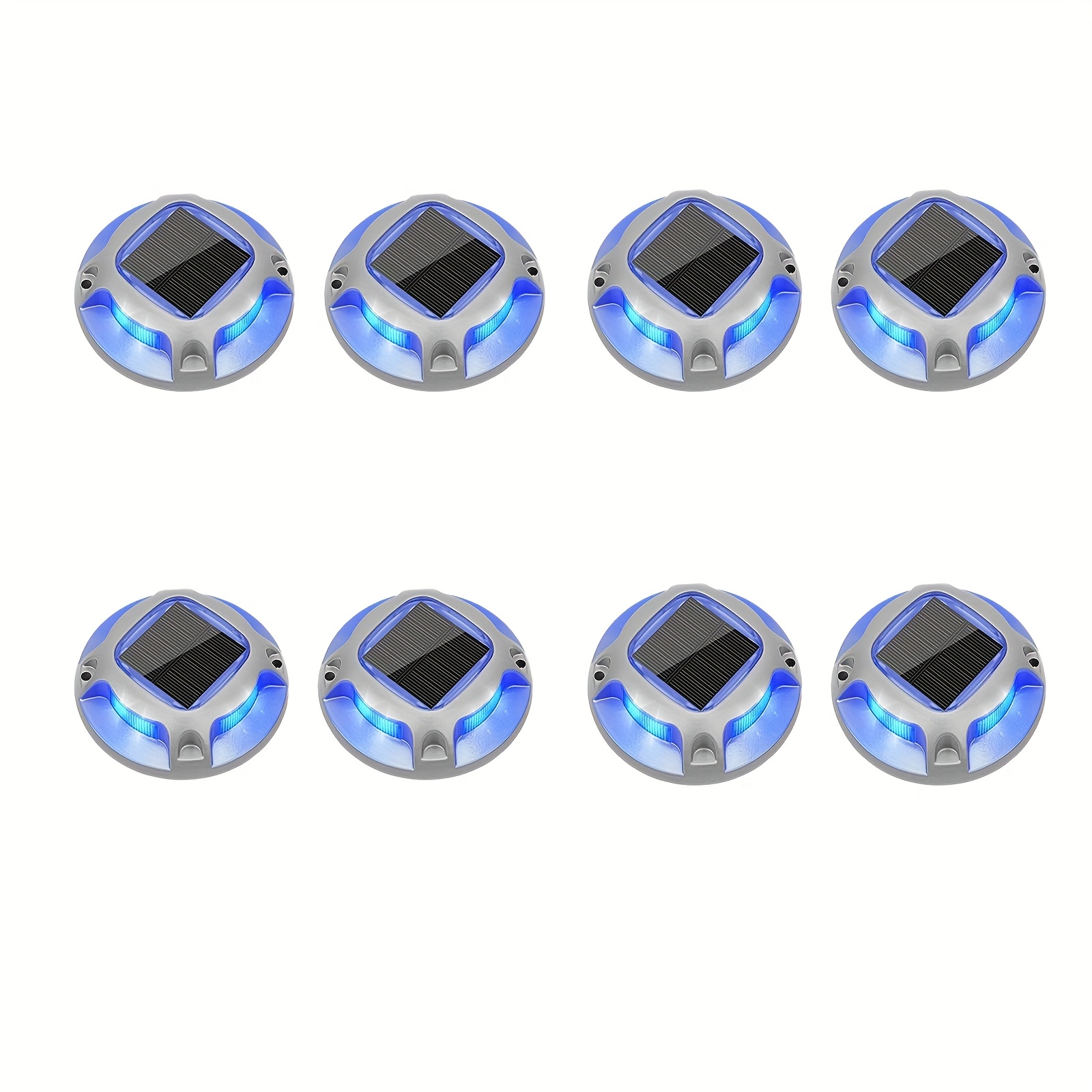 TEMU Multi-pack, Outdoor Ip65 Waterproof Led Solar Waterproof Deck Light For Warning Steps Sidewalk Passage, Suitable For Driveway, Sidewalk, Garden,
