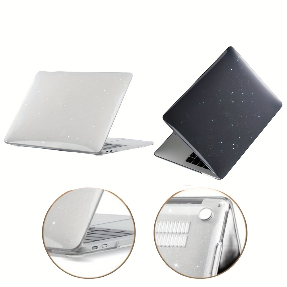 

2pcs Ultra-thin And Transparent Computer Cases For Macbook Air, Pro