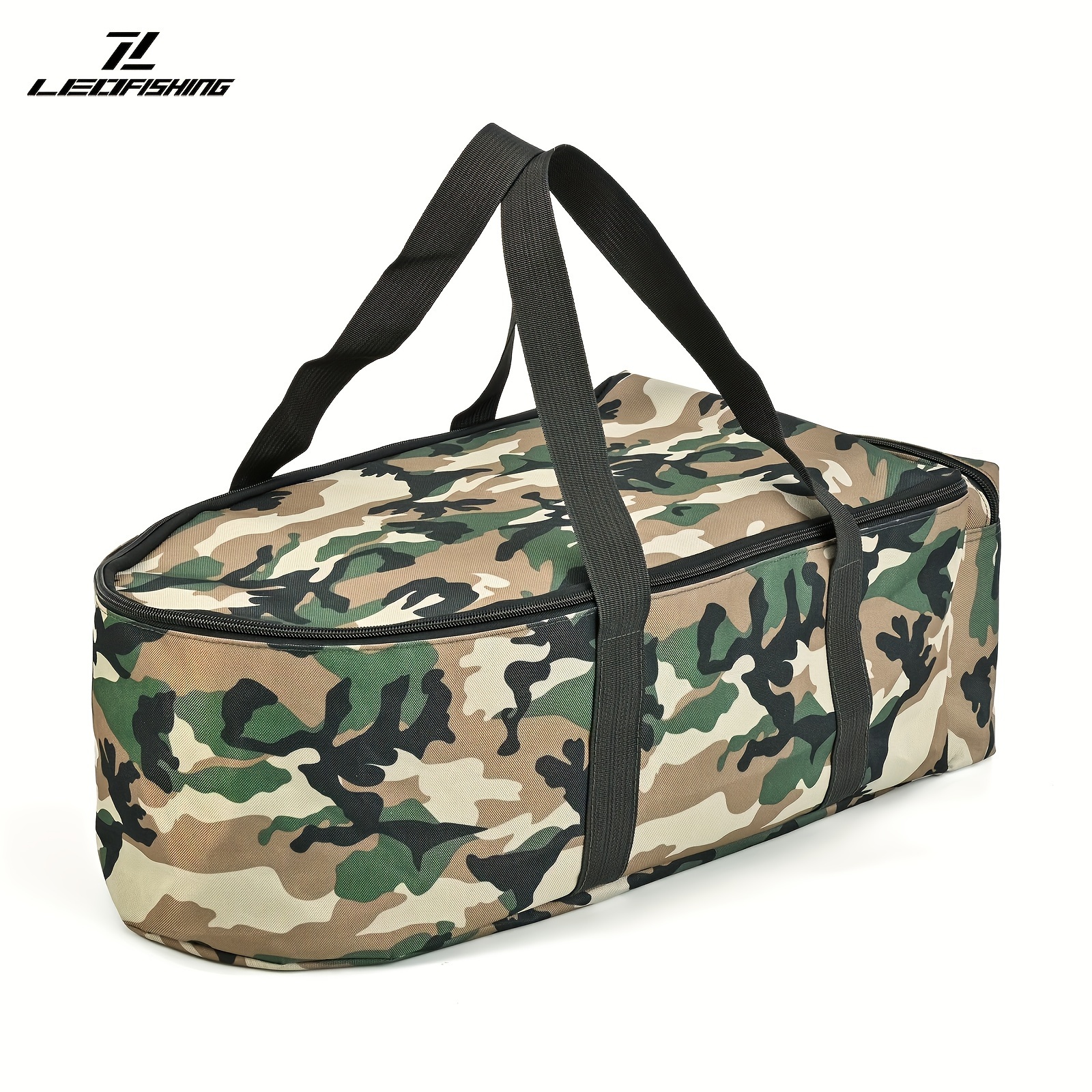 Image of Leofishing Fishing Bait Boat Carrier Bag Oxford Handbag Carry Bag For Bait Boat Double Zippers Cloth Fishing Boat Storage Bag 3 Color