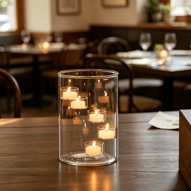 Extra Large Glass Candle Holder for Decorative Use
