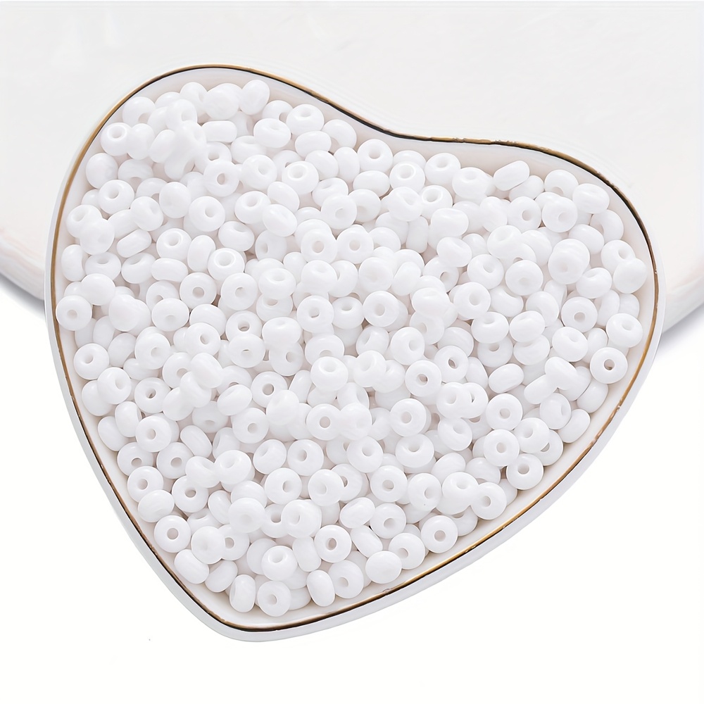 TEMU 2d Flat - 200pcs 4mm Colorful Seed Beads Glass Flat Round Spacer Loose Beads For Handmade Earrings Bracelet Jewelry Making Supplies