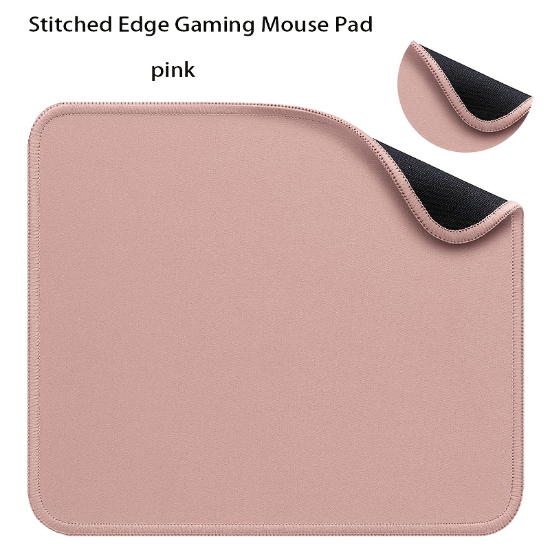 TEMU Tapis de Souris Gaming Carré Étendu - Tissu Micro-Tissé Premium, Bords Couturés, Base en Caoutchouc Antidérapant, Idéal pour , le Gaming et la