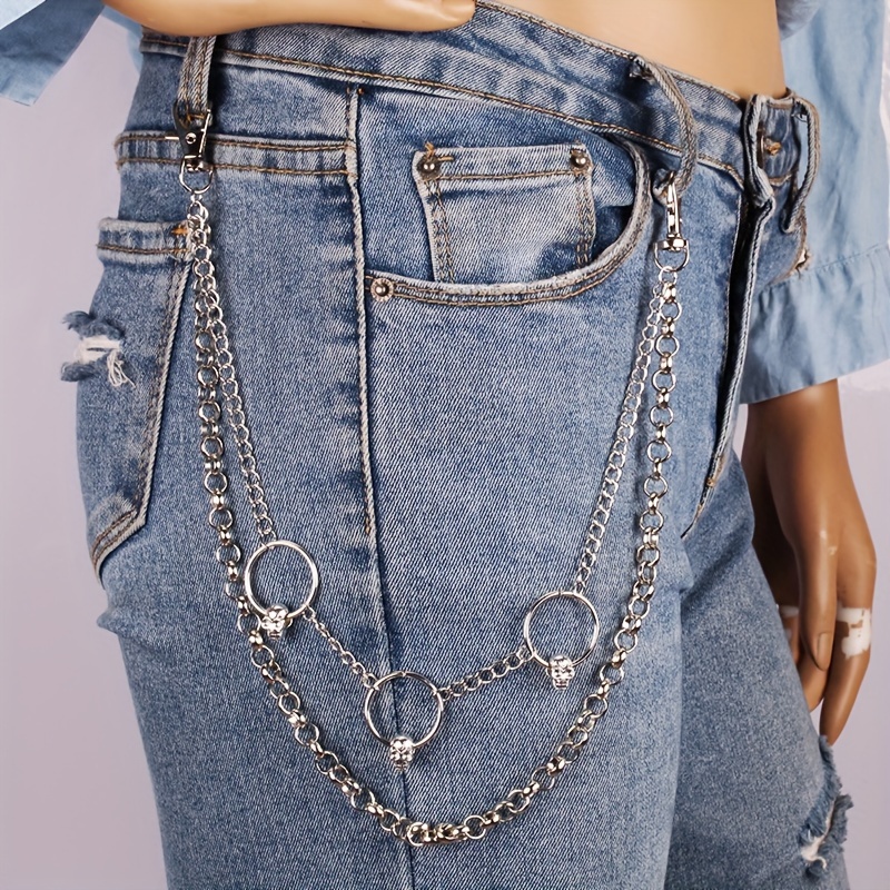 Layered Pant Chains Goth Chains Trousers Wallet Chain Jewelry for Men and  Women