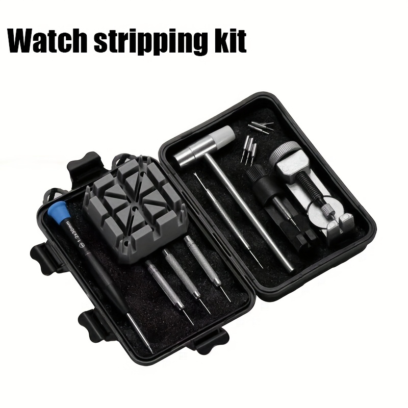 E-shop 16 Armband-Link-Pin-Entferner-Reparaturset – professionelle Werkzeuge zum Entfernen, Anpassen und Umrüsten von Uhrenarmbändern – für