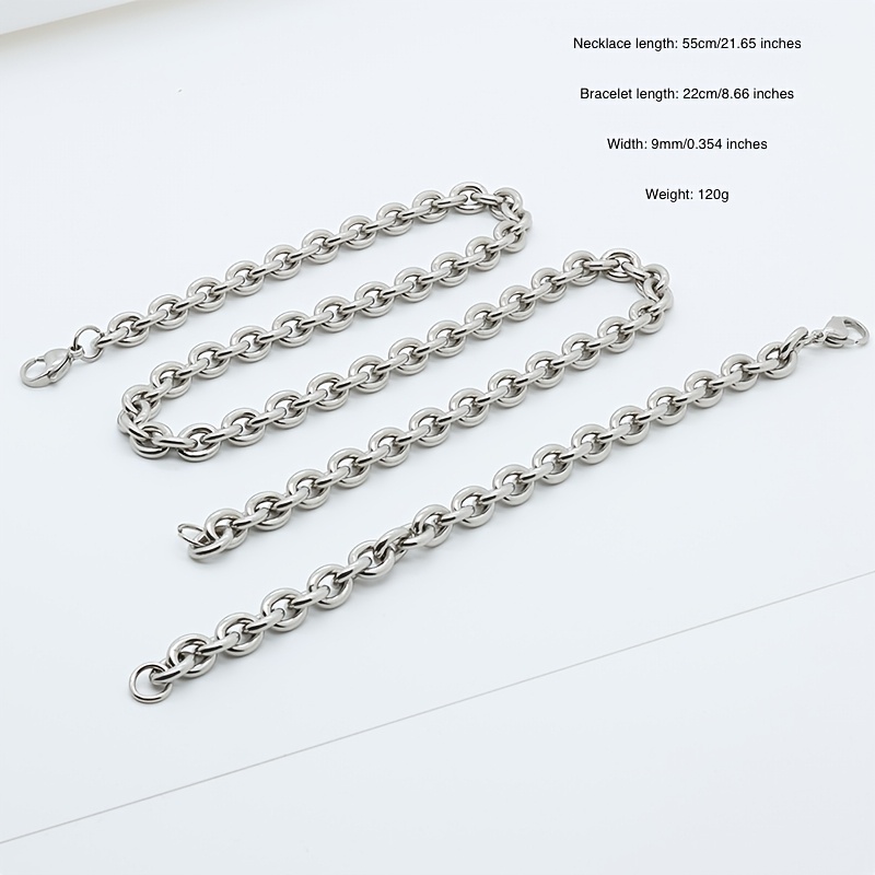 DIY Handmade O-Link Clavicle Necklace for Unisex