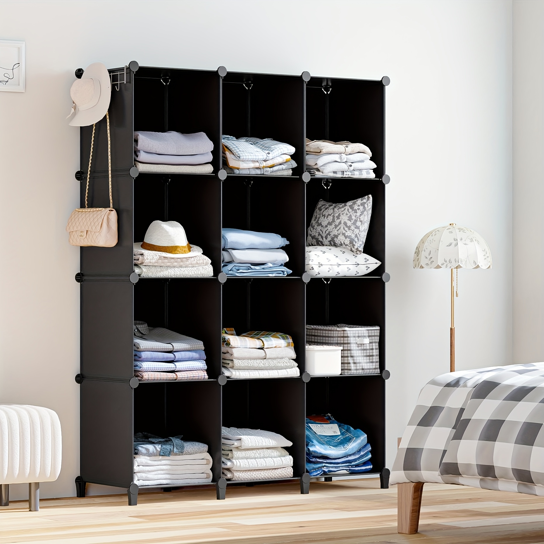 Armario Portátil De Tela No Tejida - Organizador De Ropa Para Dormitorio Pequeño