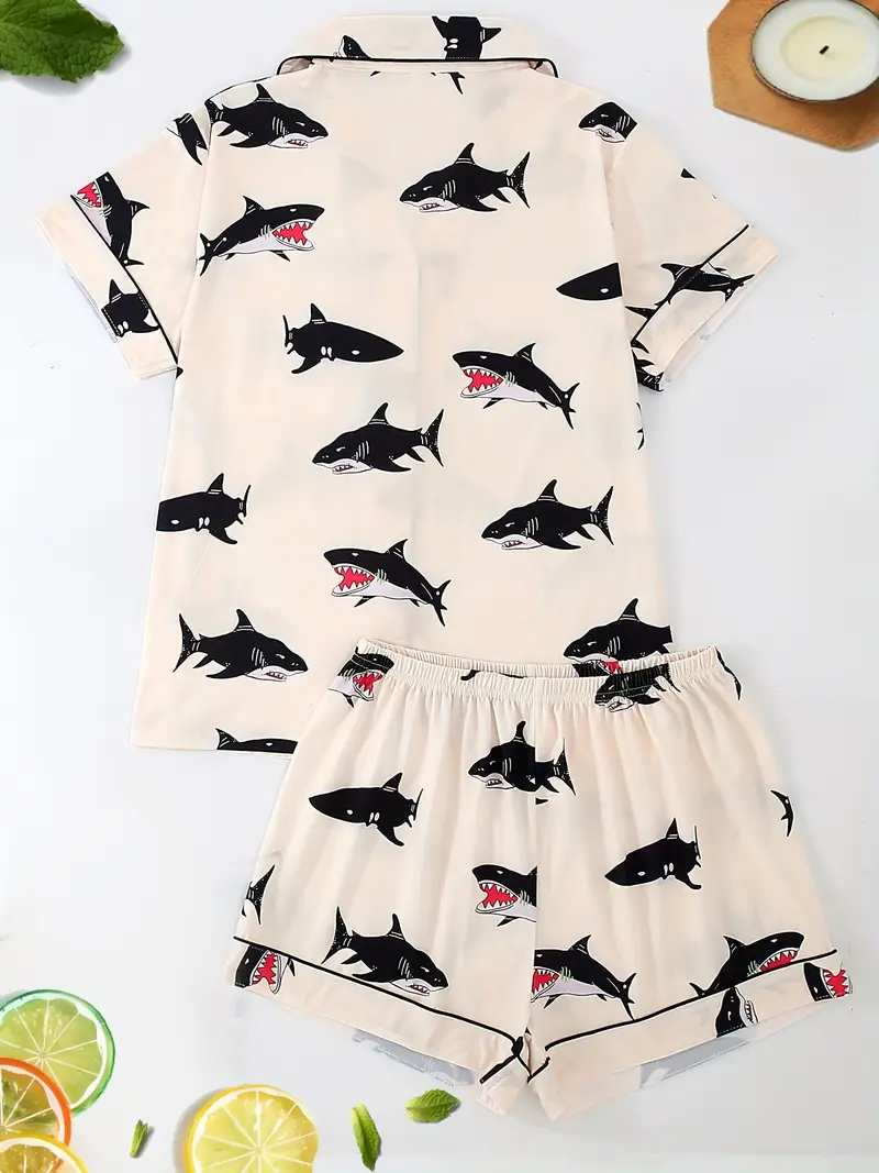 2025 new 2pcs set of womens pajamas fashionable style pajamas sweet printed comfortable pajamas Product details 1