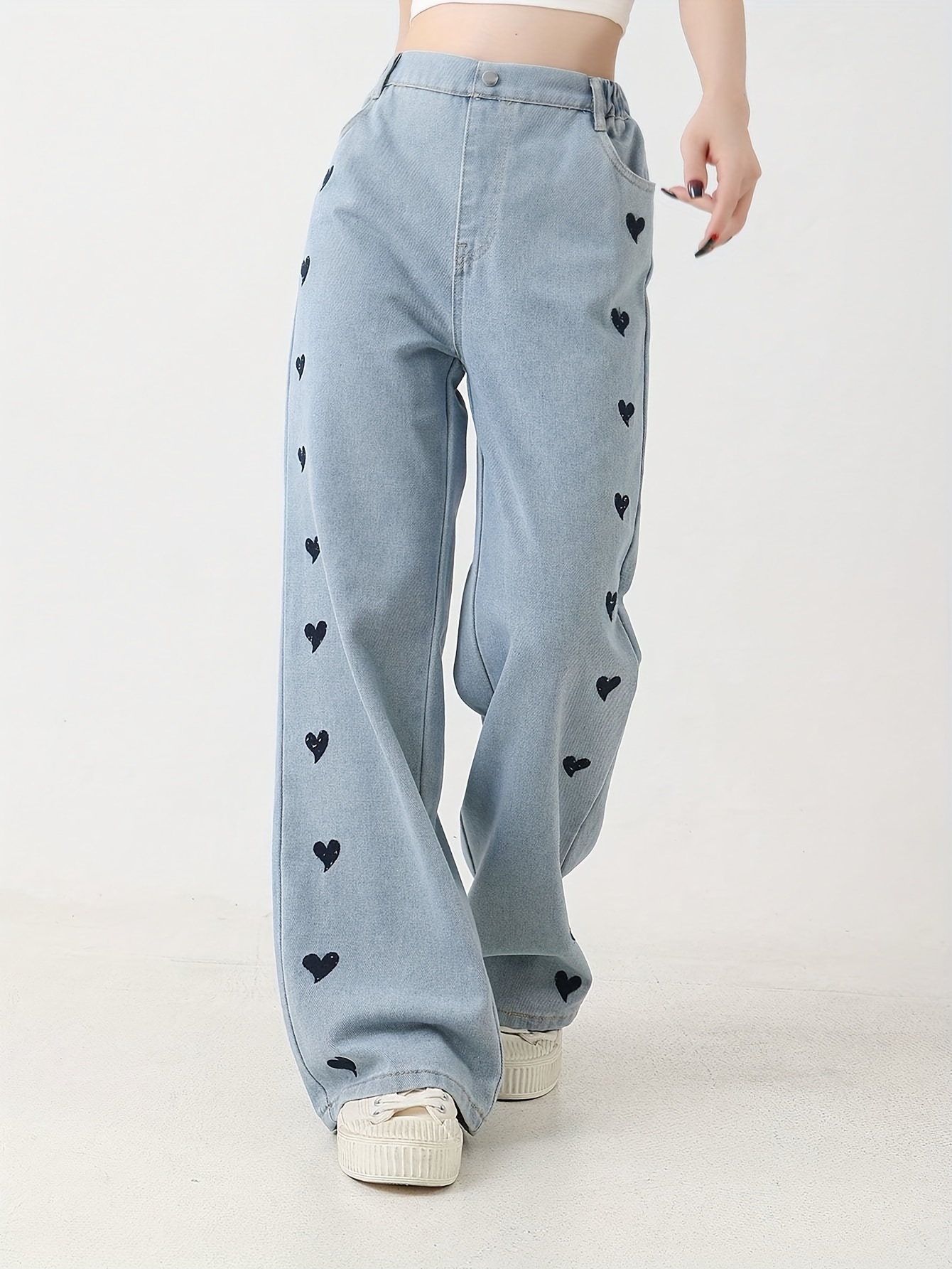 Chicas Adolescentes Pantalones Modernos Para Adolescentes Conjunto Hip Hop Para Niñas Top Corto Estampado Pantalones Cargo Ropa  De Danza