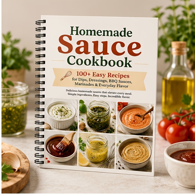 TEMU Recette de sauces maison | Plus de 100 recettes faciles pour aïolis, dressings, sauces BBQ, marinades et saveurs de tous les jours