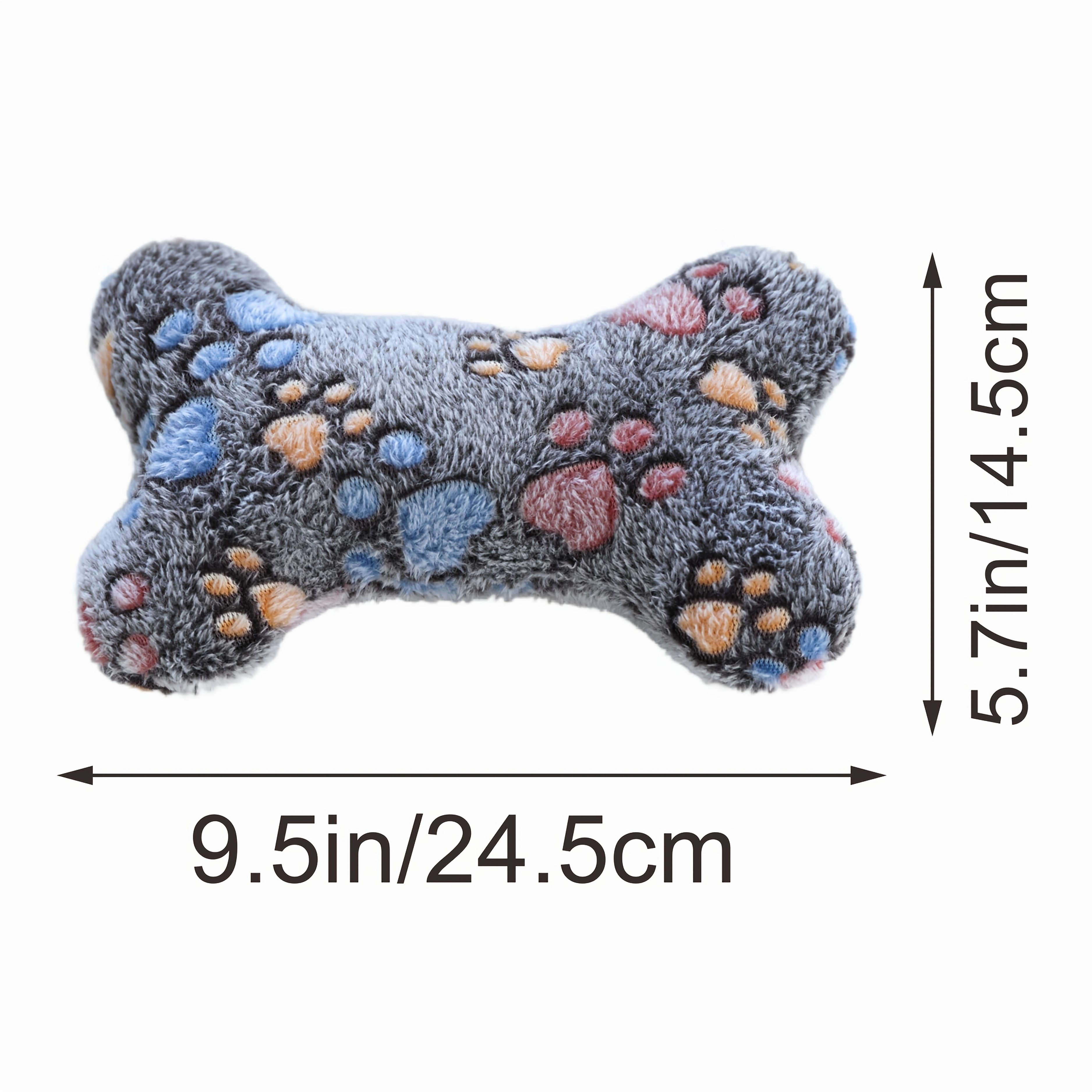 TEMU 【可愛い骨型】ペット用枕 U字型/長方形 犬用ベッド フ生地 肌に優しい 生理的な形状で顔にフィット 首脳椎を保護 大型犬・小型犬・猫の睡眠を 洗濯機洗い可能