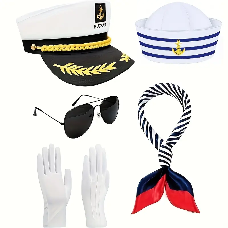 Sailor Cap Glasses Costume Accessory Sailor Cap Glasses Costume Accessory