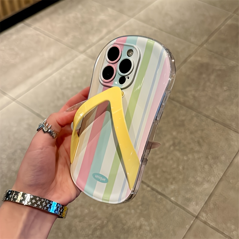 TEMU para teléfono: de diseño de chancla a y creativa, con diseño protector de calidad. Un regalo de elegante y , para regalar a tu novia, o . La
