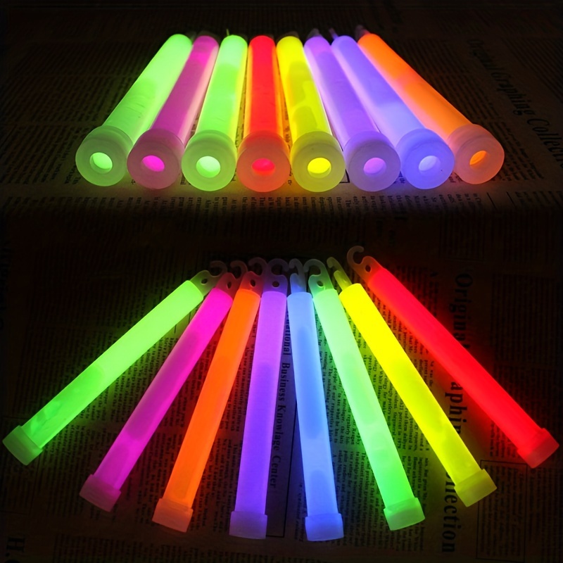 

Hook Design Outdoor Mixed Color Large Light Stick, Suitable For Outdoor Parties And Dinner Festivals, Safe And Non-leaking, Can Last 12 Hours